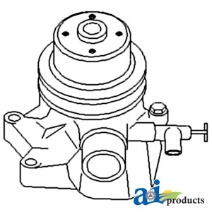 UJD20583    Water Pump---Replaces RE25043-----------------
